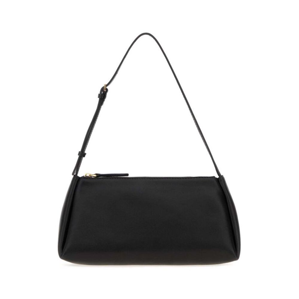 Calvin Klein Collection Women Black Leather Shoulder Bag